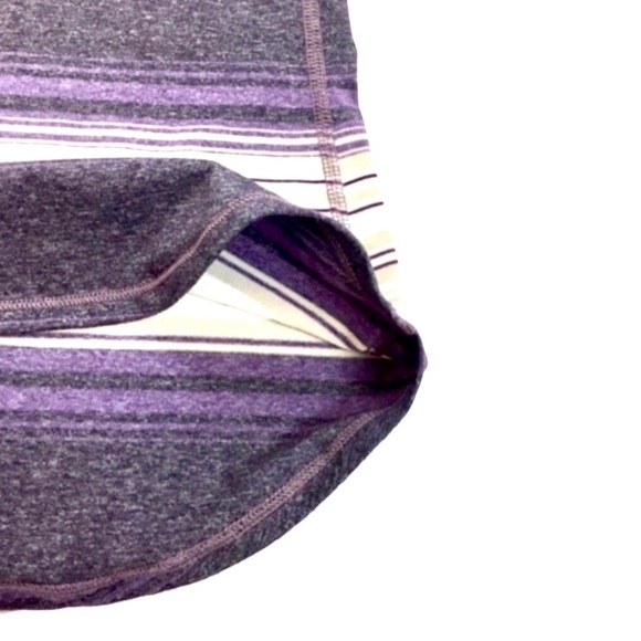 Lululemon Stripe Racerback Fitted Tank Tops In Purple - Picture 6 of 7